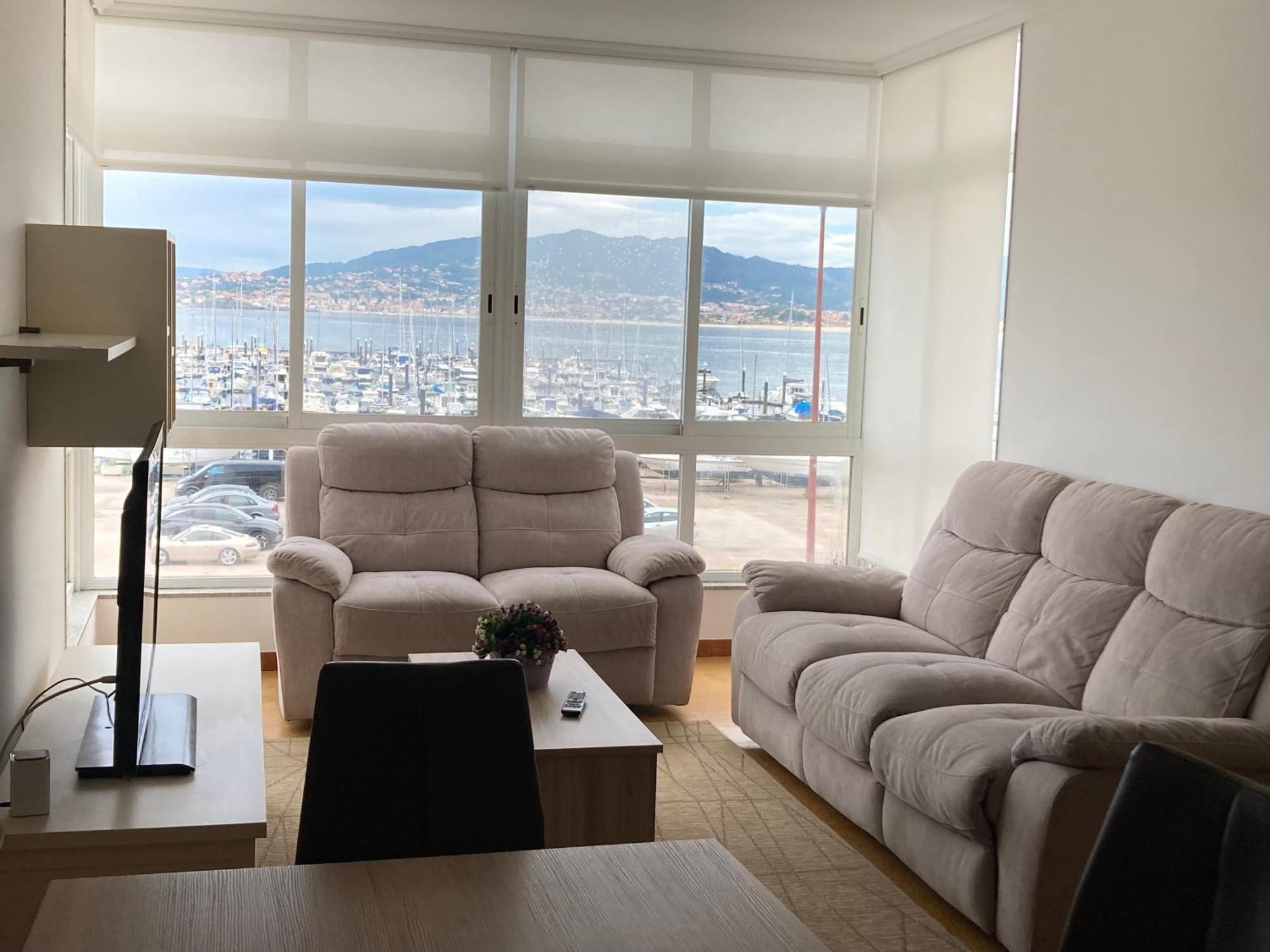 Apartamento con vistas en Baiona Exterior foto